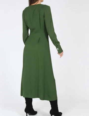 Rochie medie Massimo Dutti, verde Verde