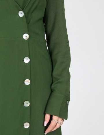 Rochie medie Massimo Dutti, verde