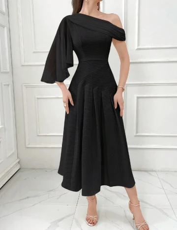 Rochie medie SHEIN, negru Negru