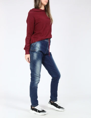 Blugi Zara, albastru Albastru