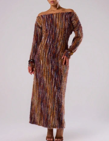 Rochie lunga Musera, mix culori Mix culori