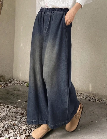 Blugi Friful, bleumarin Albastru