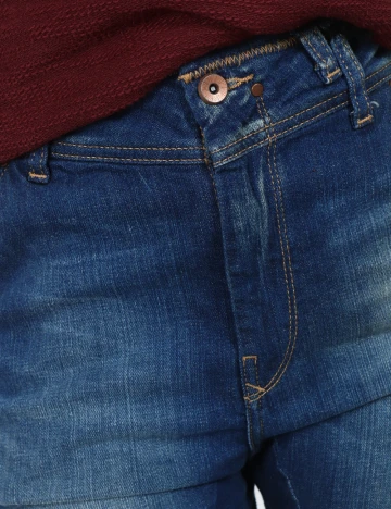 Blugi Zara, albastru Albastru