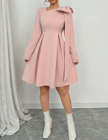
						Rochie scurta SHEIN, roz pudra