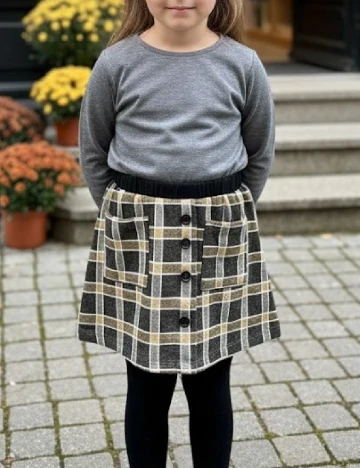 Fusta Zara, mix culori Mix culori