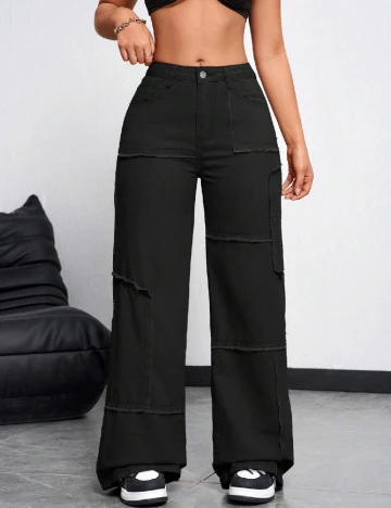 Blugi SHEIN, negru Negru