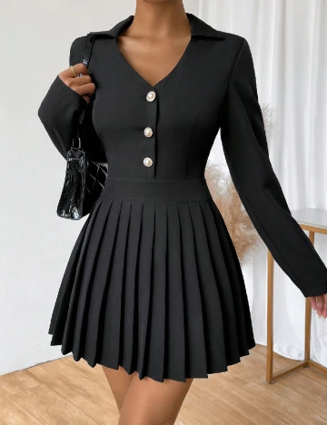 Rochie scurta SHEIN, negru Negru