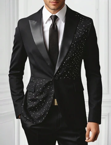 Sacou SHEIN, negru Negru