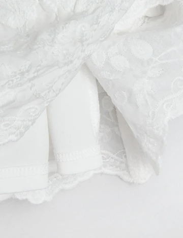 Rochie Cool Club, alb Alb