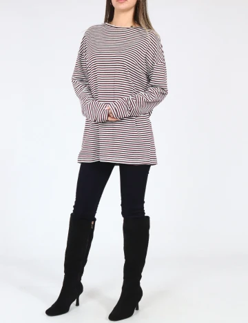 Bluza Oversize Zara, pruna Mov