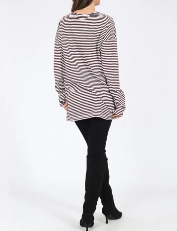 Bluza Oversize Zara, pruna Mov