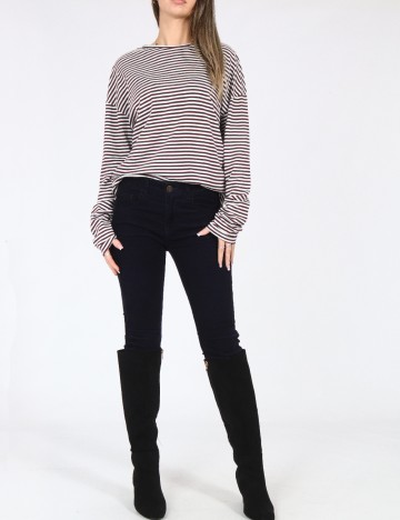 Bluza Oversize Zara, pruna