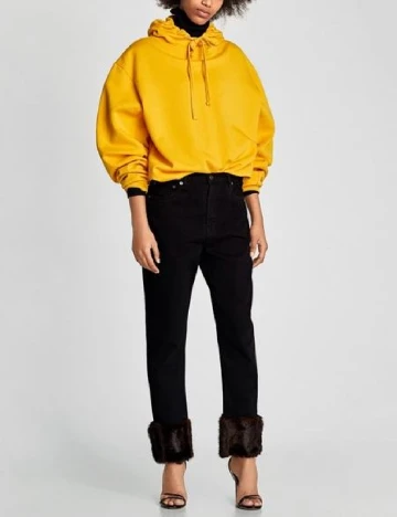 Blugi Zara, negru Negru