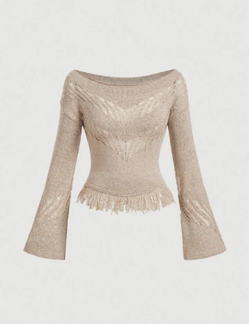 Bluza SHEIN, crem Crem