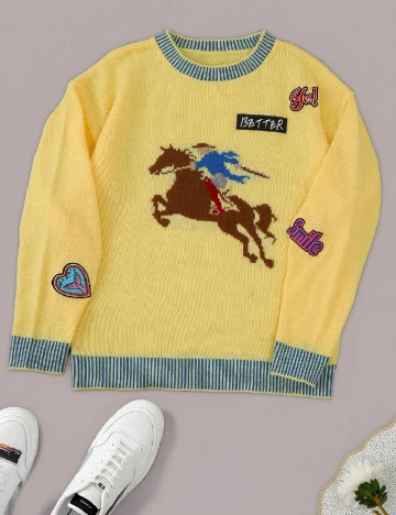 Bluza SHEIN, galben Galben