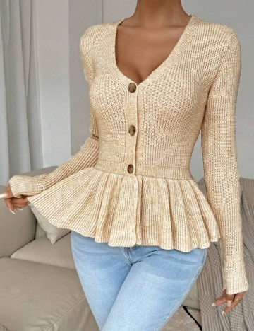 
						Cardigan SHEIN, crem