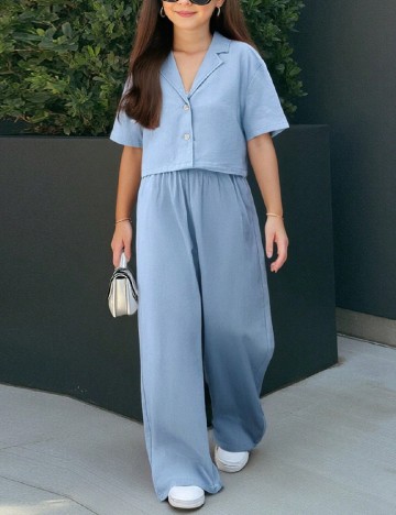 
						Compleu Shein Kids, bleu