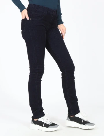 Pantaloni Zara, bleumarin Albastru