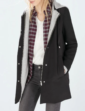 Geaca Zara, negru Negru