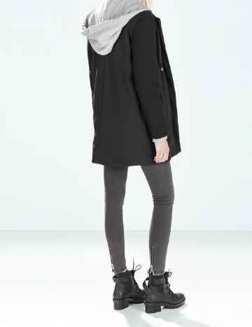 Geaca Zara, negru Negru