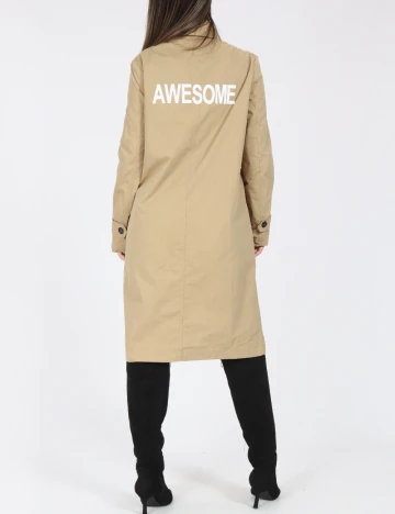 Trench Zara, verde Verde