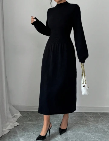 Rochie medie SHEIN, negru Negru