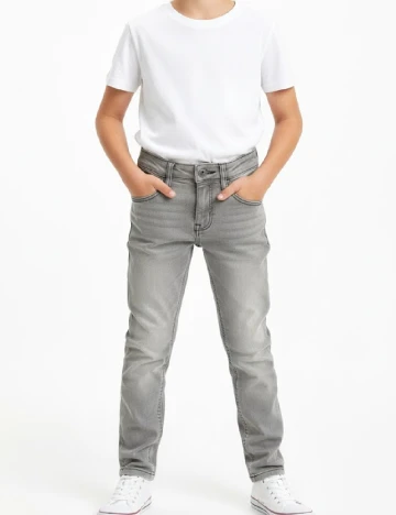 Blugi Zara, gri Gri