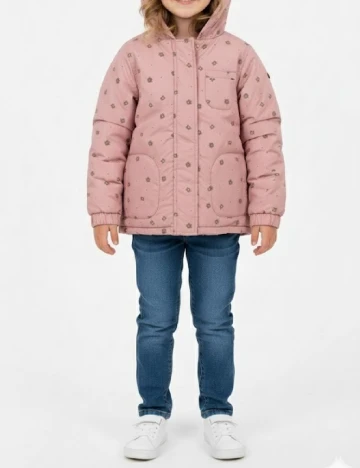 Geaca Cool Club, roz Roz