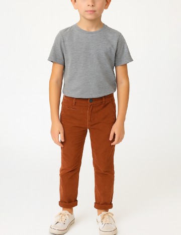 
						Pantaloni Zara, caramiziu