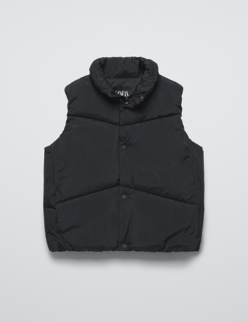 Vesta impermeabila Zara, negru