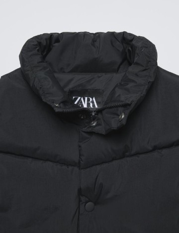 Vesta impermeabila Zara, negru