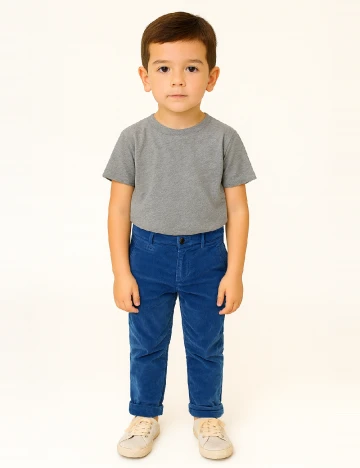 Pantaloni Zara, albastru Albastru