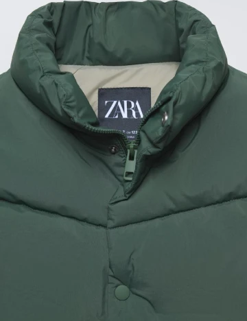 Vesta impermeabila Zara, verde Verde