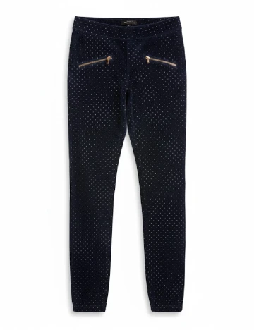 Pantaloni Zara, bleumarin Albastru