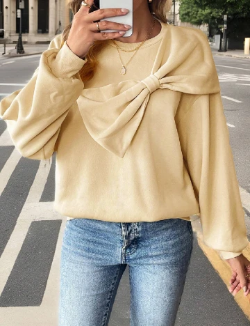 Bluza SHEIN, crem Crem