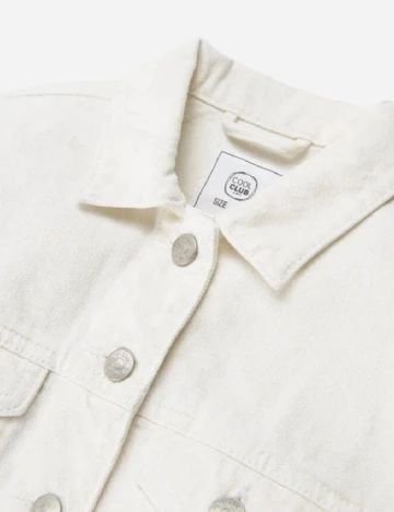 Jacheta Cool Club, alb Alb