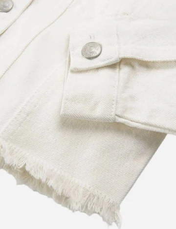 Jacheta Cool Club, alb Alb