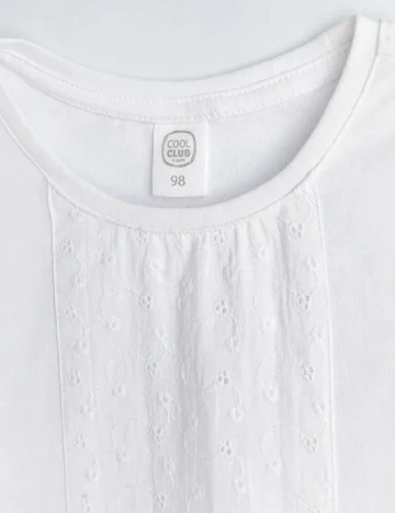 Tricou Cool Club, alb Alb