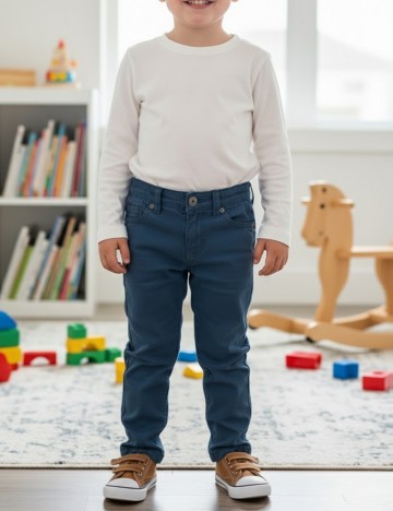 
						Pantaloni Zara, albastru