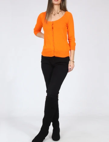 Cardigan Zara, portocaliu Portocaliu