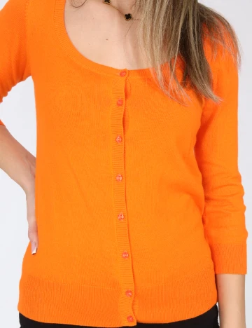 Cardigan Zara, portocaliu Portocaliu