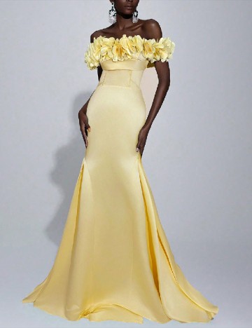 
						Rochie lunga SHEIN, galben