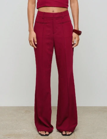 Pantaloni SHEIN, visiniu Rosu