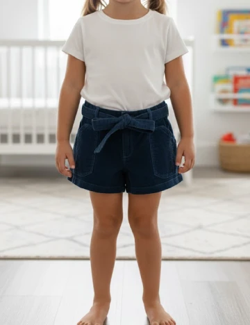 Pantaloni scurti Zara, albastru Albastru