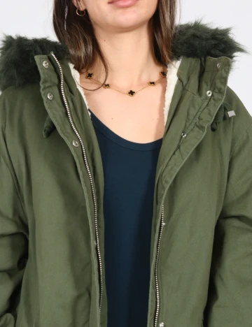 Geaca Pull&Bear, verde Verde