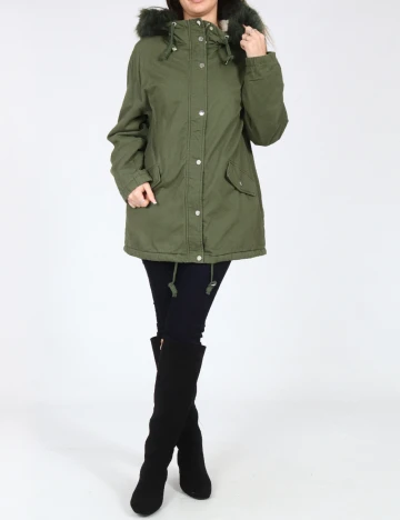 Geaca Pull&Bear, verde Verde