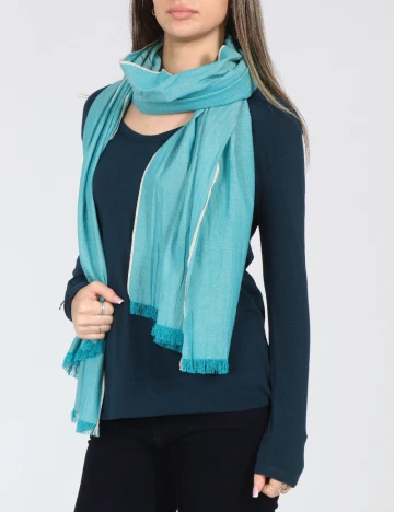 Esarfa Zara, albastru Albastru
