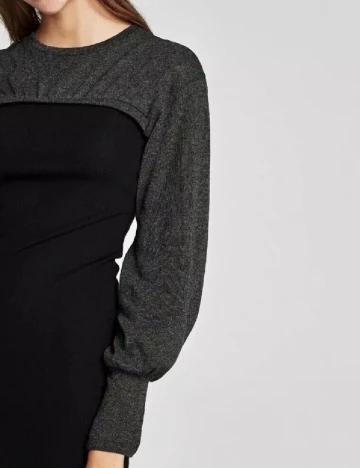 Rochie scurta Zara, negru Negru