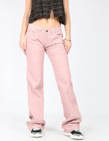 Pantaloni Zara, roz Roz