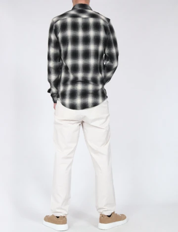 Pantaloni Zara, ecru Alb